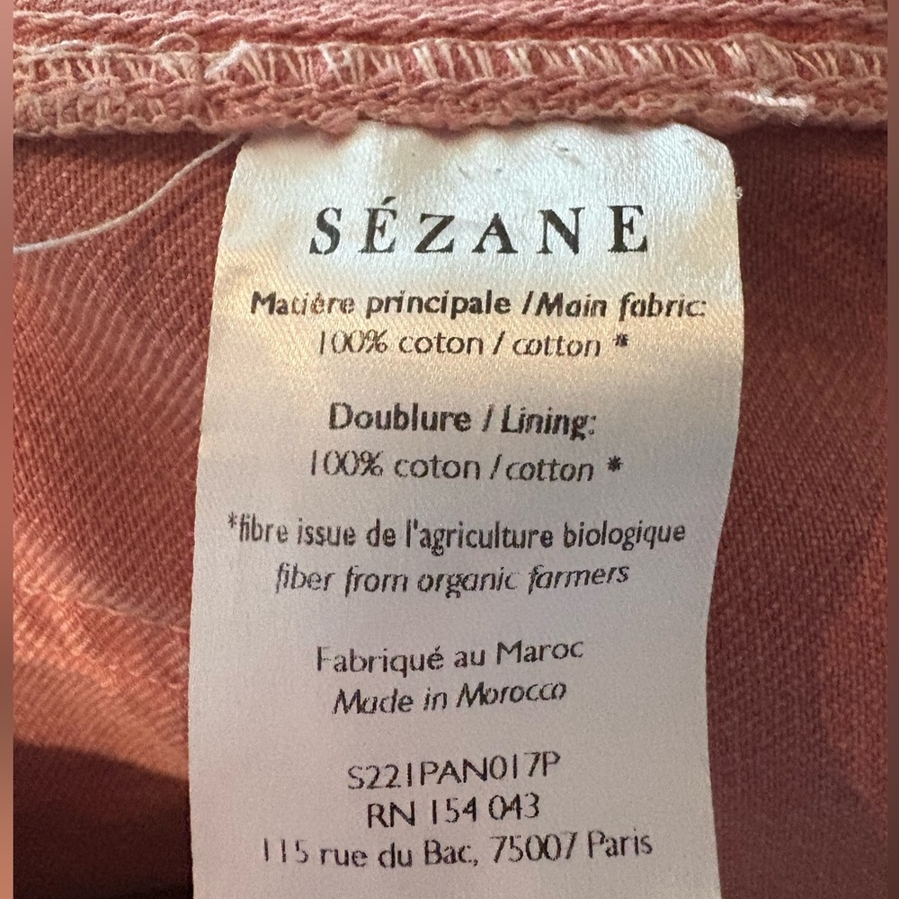 Sezane Le Brut Rose Pink Jeans - Size 27 - Picture 5 of 9